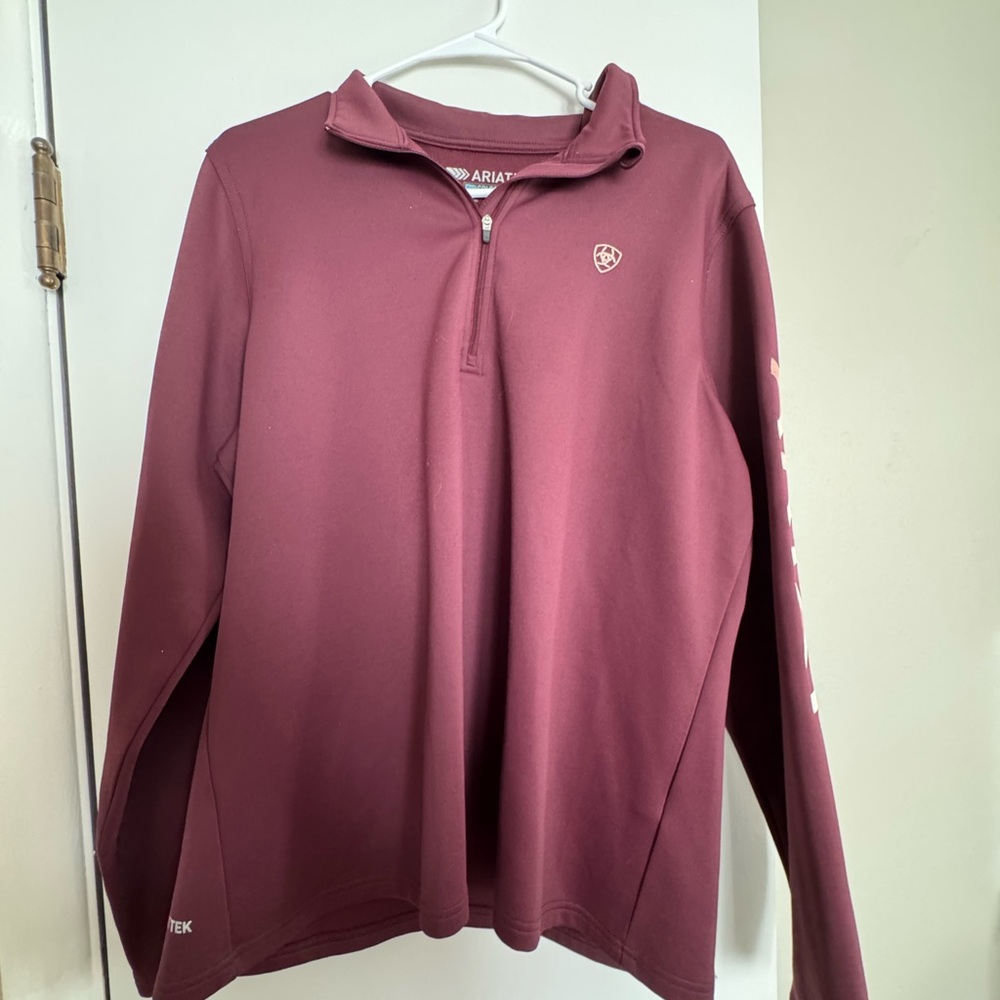 Ariat Tek Cold Series Burgundy Pullover